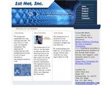 Tablet Screenshot of 1stnetinc.com